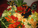 Fruit Vegetable And Cheese Tray